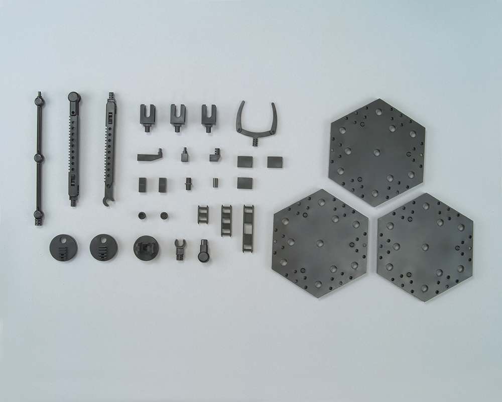 Action Base 4 Black | Supporto Espositivo per Gunpla