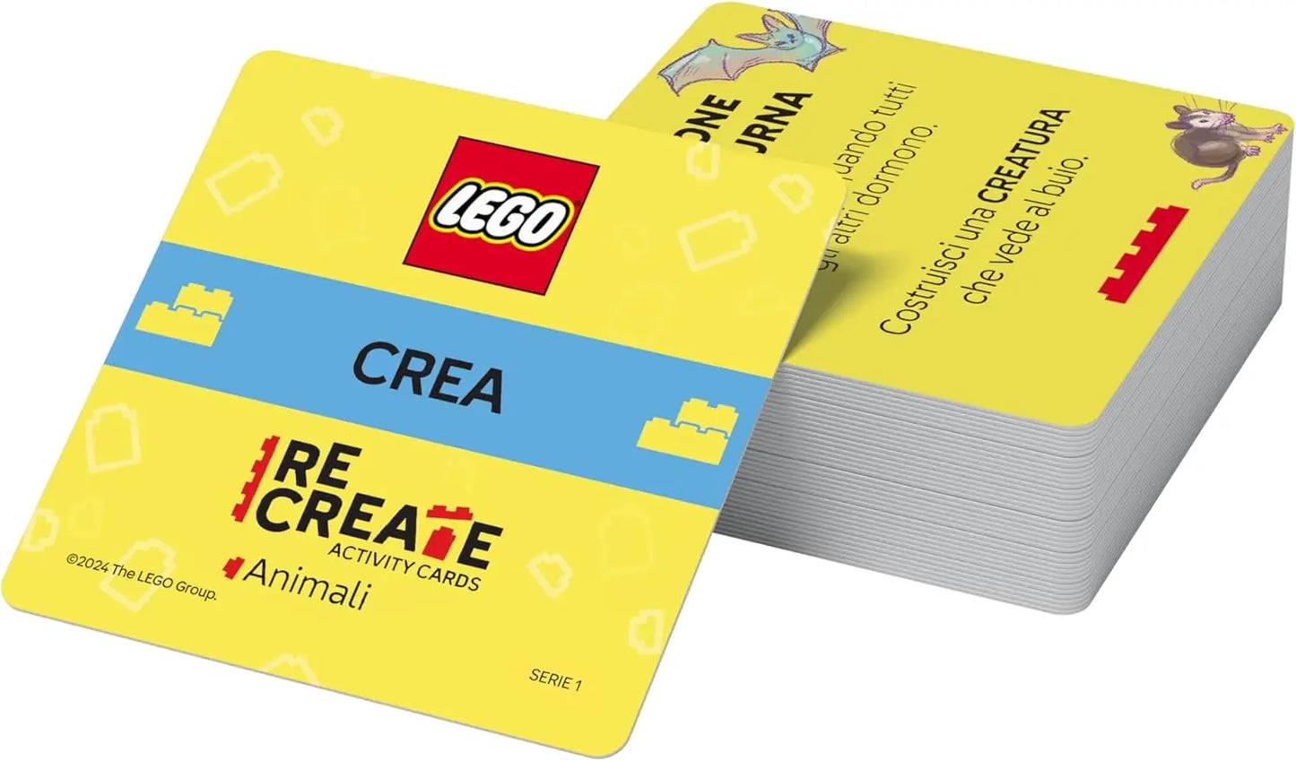 LEGO RECREATE – ACTIVITY CARDS – ANIMALI – PRIMA RELEASE