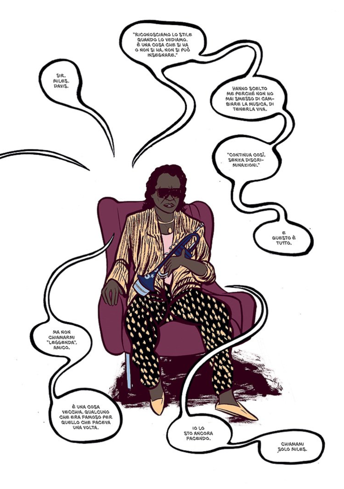 Mile Davis - Assolo a Fumetti