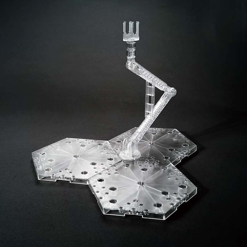 Action Base 4 Clear | Supporto Espositivo per Gunpla