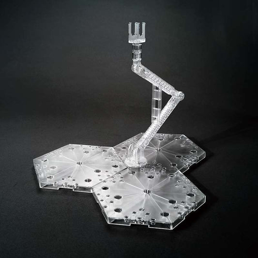 Action Base 4 Clear | Supporto Espositivo per Gunpla