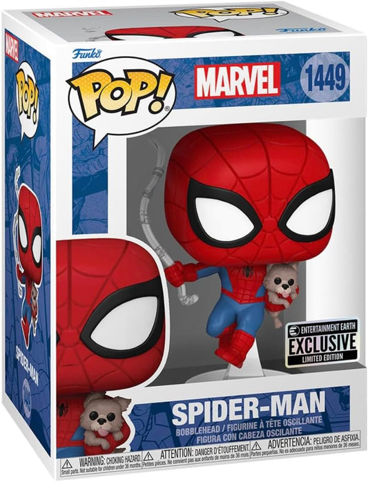 Funko POP! Marvel: Spider-Man - Spiderm-Man with Sandwich the Dog 1449