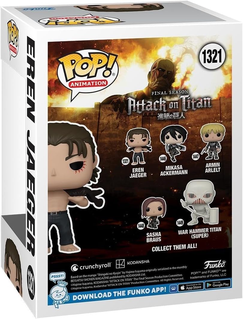 Funko POP! Animation: Attack on Titan - Eren Jaeger 1321