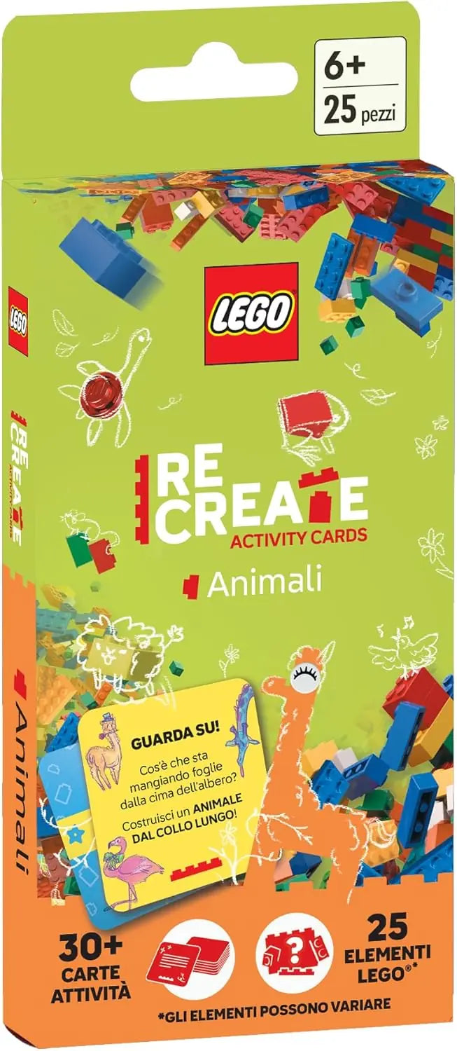 LEGO RECREATE – ACTIVITY CARDS – ANIMALI – PRIMA RELEASE