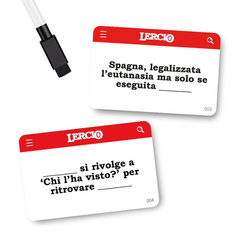 LERCIO - PESSIME NOTIZIE 