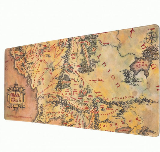 Desk Mat XL Il Signore degli Anelli - Mappa Terra di Mezzo
