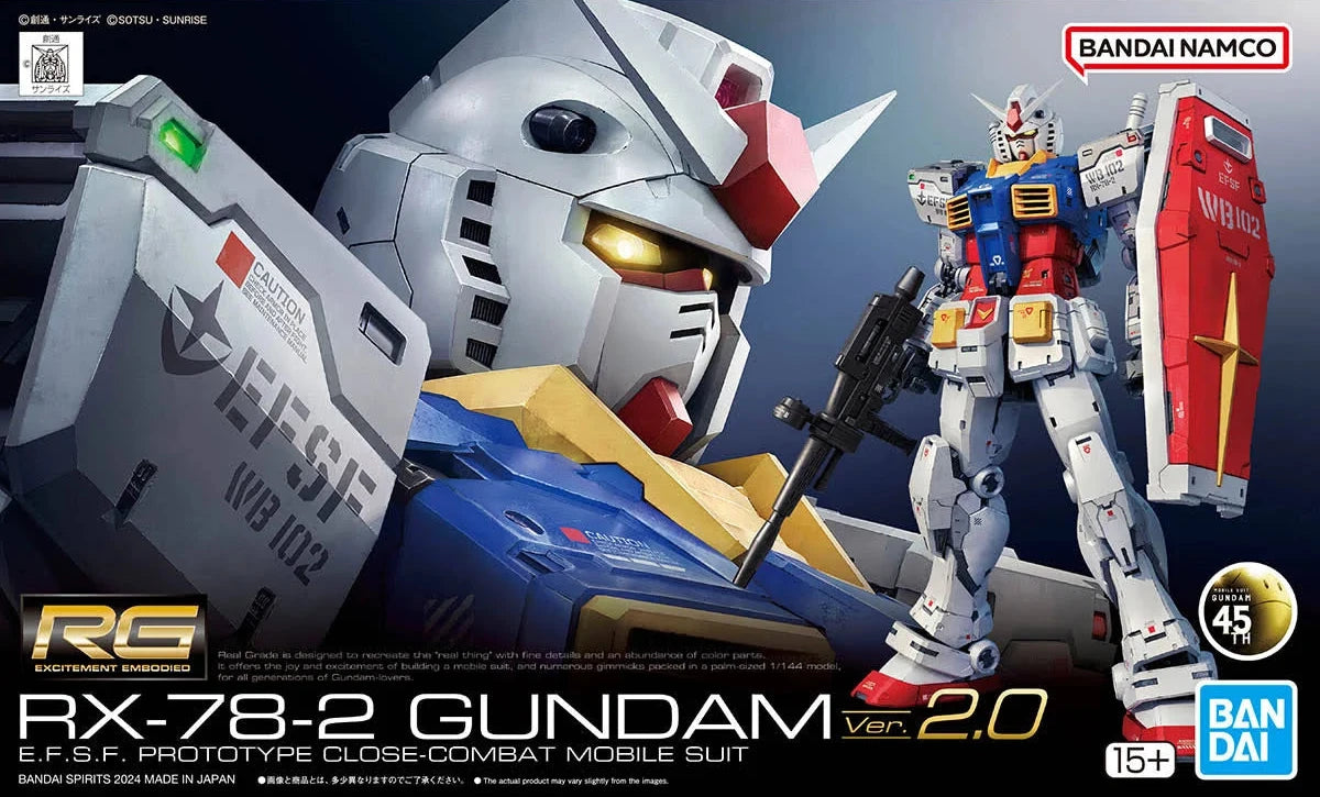 RG Gundam RX-78-2 Ver. 2.0 1/144 | Mobile Suit Gundam